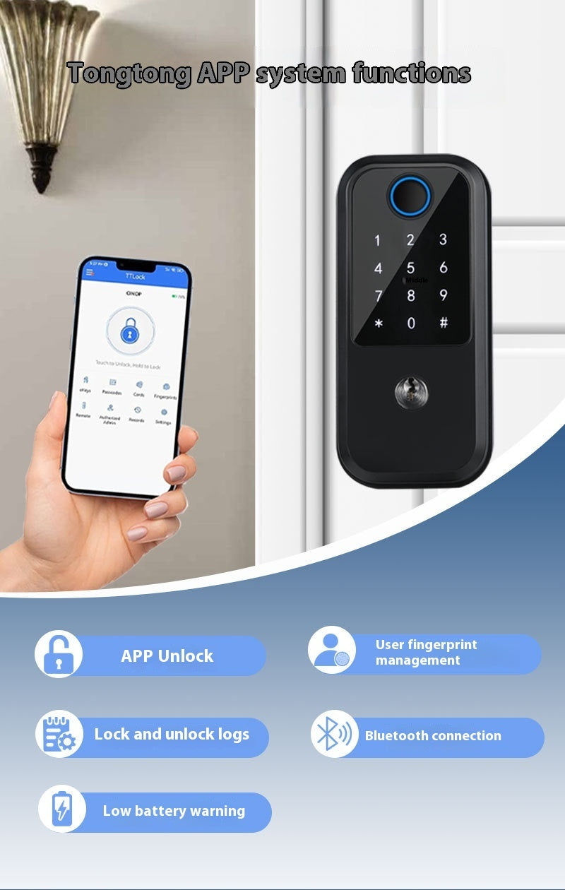 Smart Door Lock – Card & Electronic Password Entry System