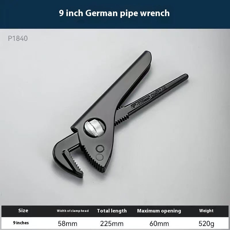 Heavy European Style Wrench: Heavy-duty Plastic Steel Wrench Nipper For Pipes