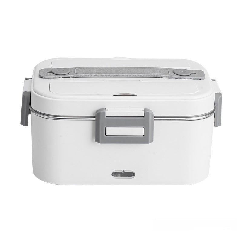 75W Electric Lunch Box Portable Food Warmer – No Water Injection, Removable Stainless Steel Liner, for Home & Car Use | Infinity Bazaar