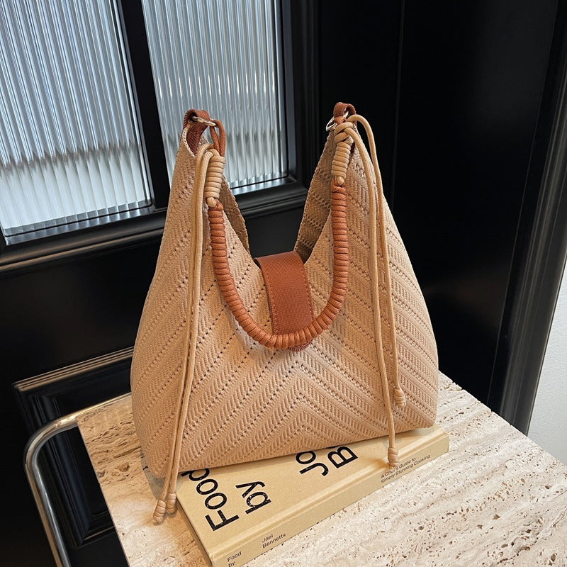 Large Capacity Commuting Underarm Tote Bag