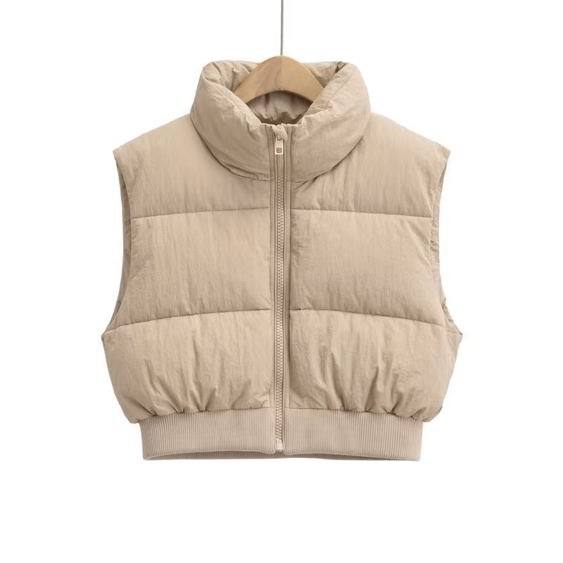 Women's Casual Cotton-padded Jacket Vest