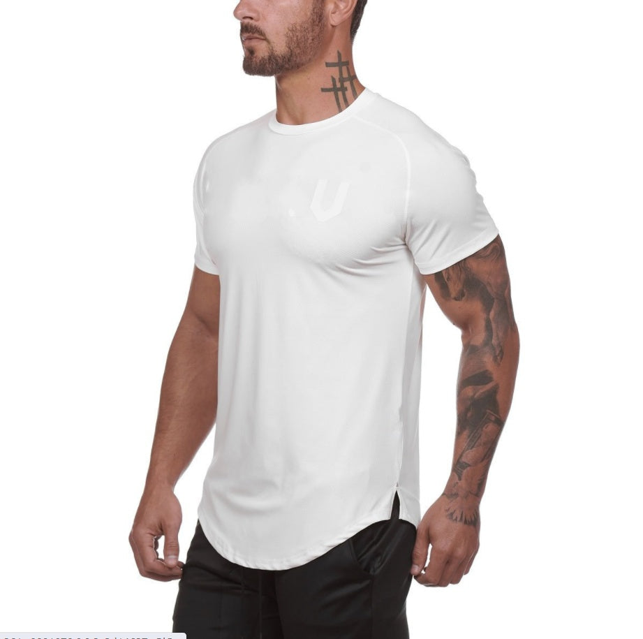 Men's Gym Wear Plain Shirts Custom Mens Fitness Sports Clothing