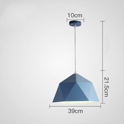 Colorful Geometric Creative Small Hanging Lamps – Add a Touch of Creativity to Your Space