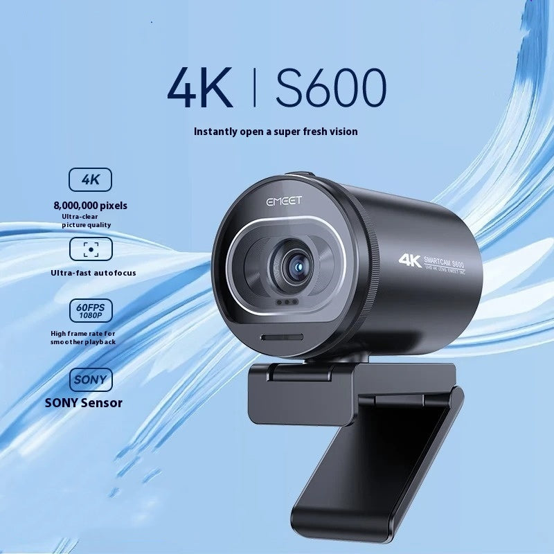 Ultra-clear 4K Live Broadcast Computer Camera
