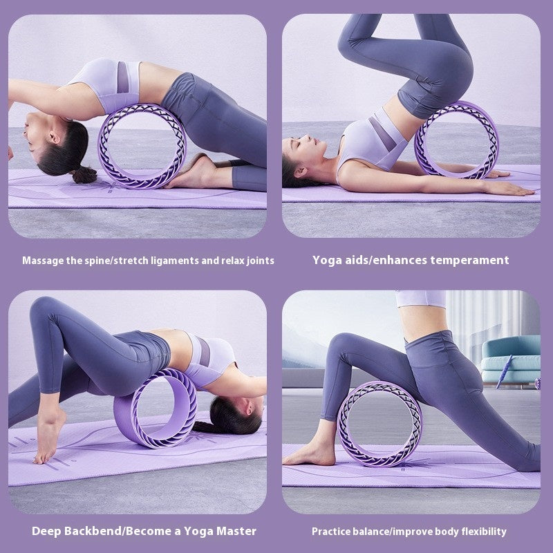Household Open Back Roller Ring Yoga Device