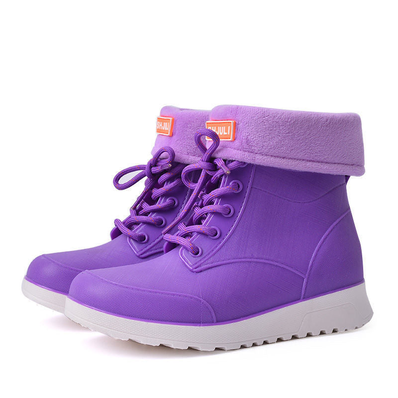 Rain Boots for Kids (Boy & Girls) with Soft Non-slip Thick Bottom