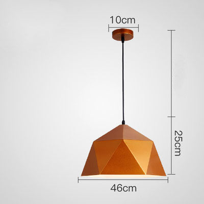 Colorful Geometric Creative Small Hanging Lamps – Add a Touch of Creativity to Your Space