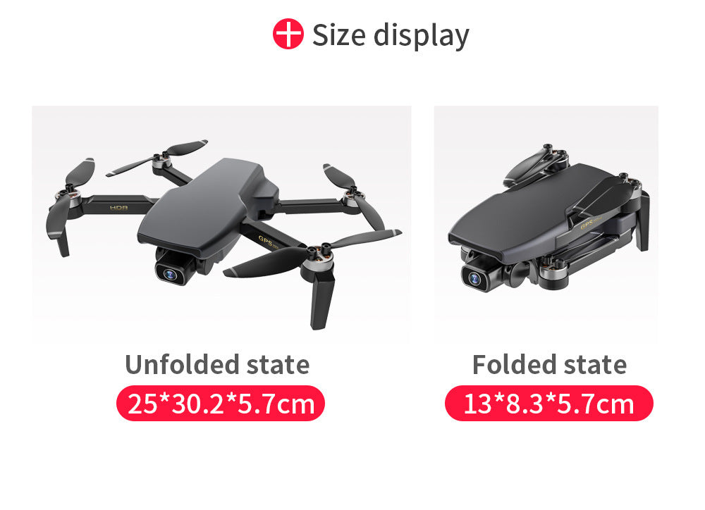 4K Aerial Drone with ESC Camera & Brushless Motor – Foldable Quadcopter with Remote Control, Dual Color Options | Infinity Bazaar