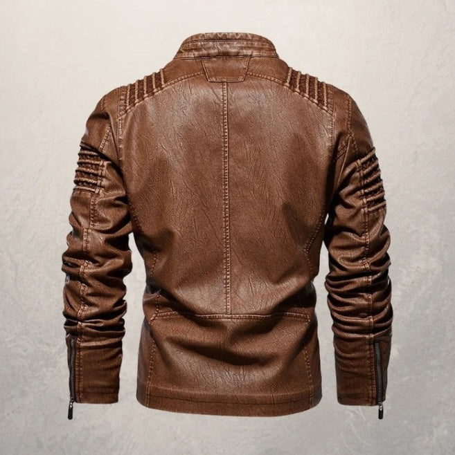 Men's Motorcycle Leather Jacket