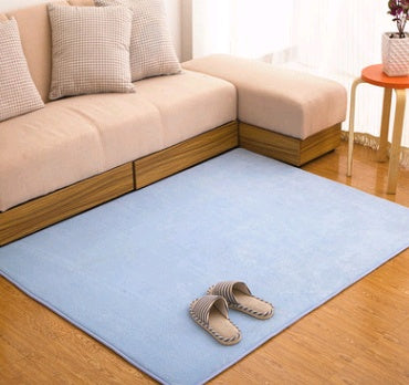 Memory cotton coral velvet carpet Living room bedroom door mats Bathroom kitchen non-slip absorbent carpets