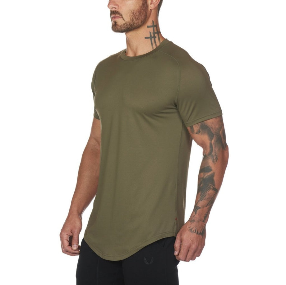 Men's Gym Wear Plain Shirts Custom Mens Fitness Sports Clothing