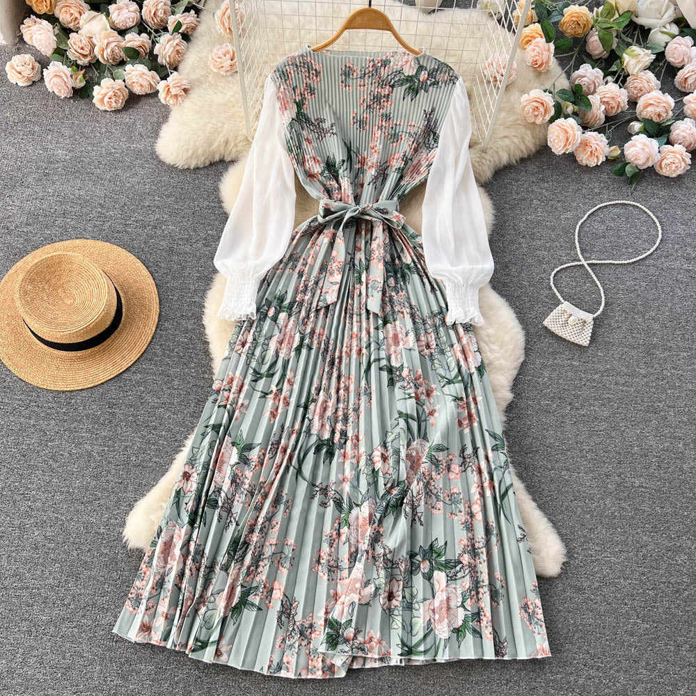Women’s Ethnic Style Printed Dress – Multicolor Casual Fashion | Infinity Bazaar