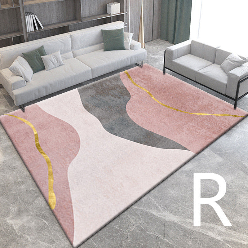 3D Light Luxury Style Carpet – Printed Polyester Floor Mat for Bedroom or Bedside | Infinity Bazaar