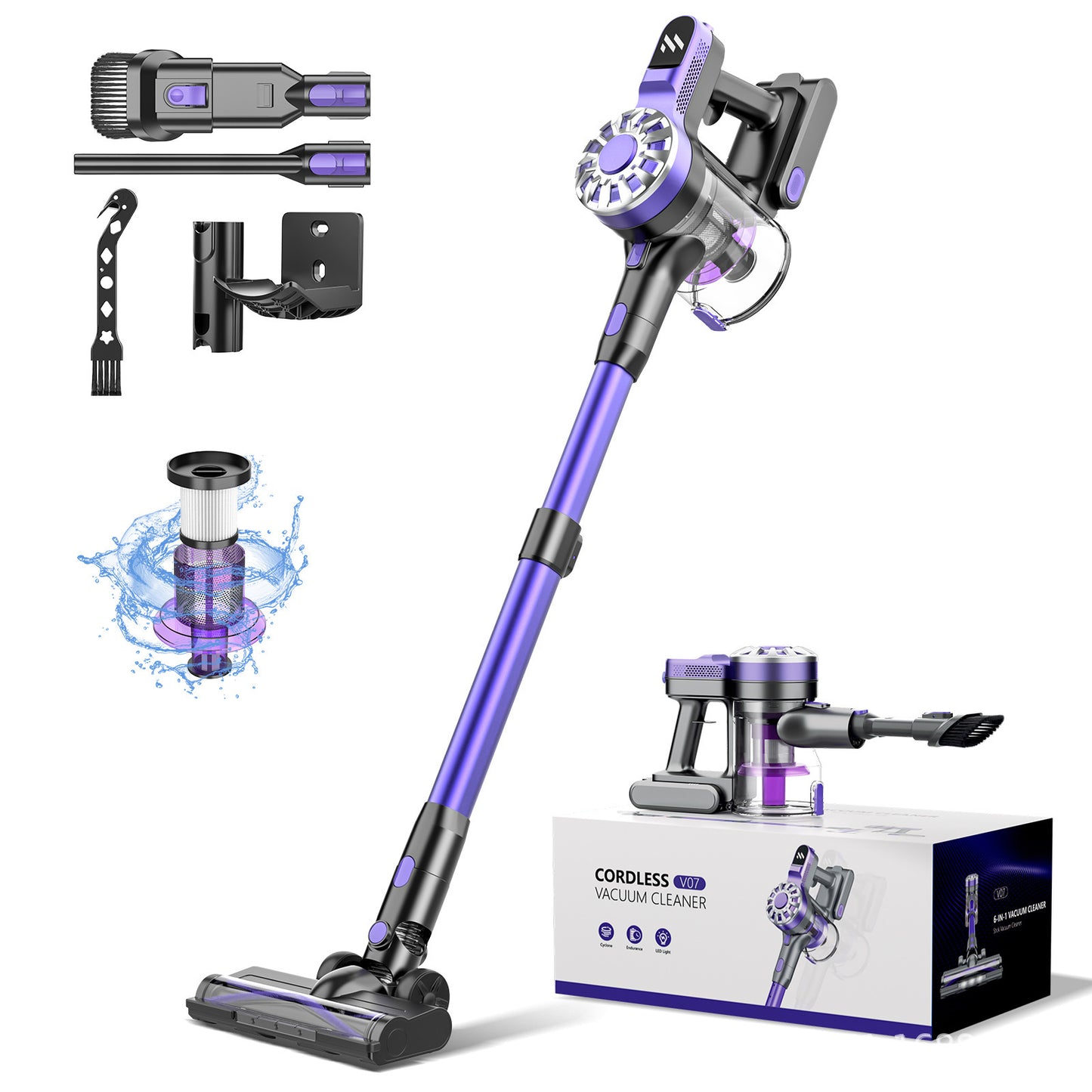 Household Small Portable Telescopic Brushless Motor Vacuum Cleaner – Compact, Powerful, and Versatile