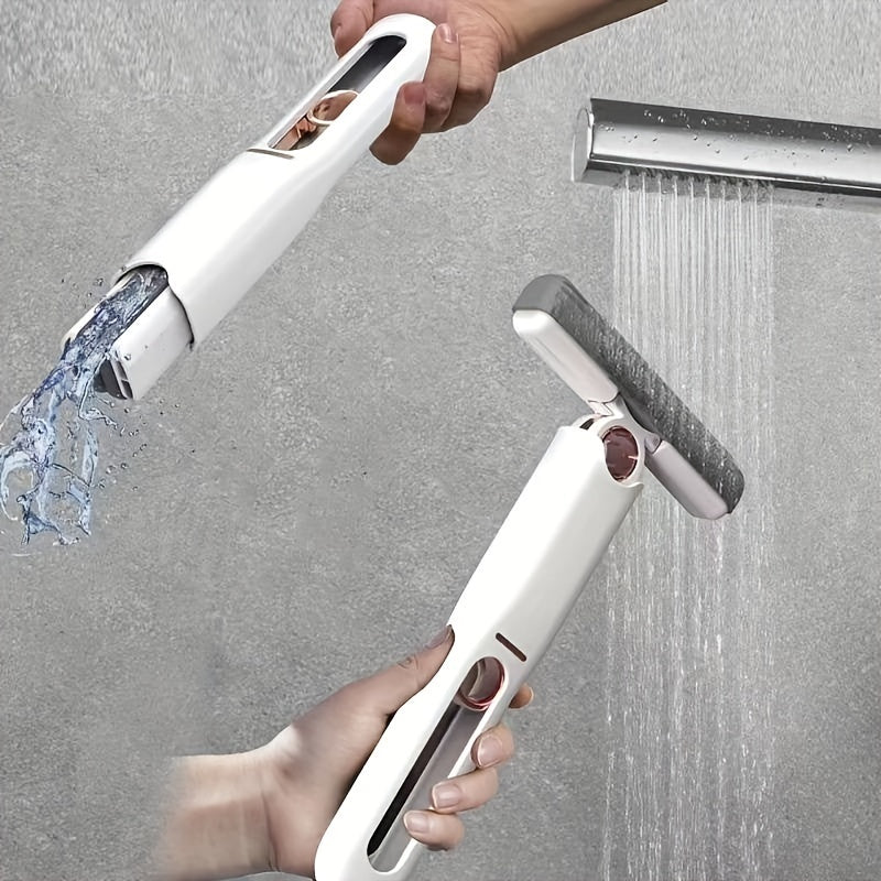 New Portable Self-Squeeze Mini Mop, Lazy Hand Wash-Free Strong Absorbent Mop Multifunction Portable Squeeze Cleaning Mop Desk Window Glass Cleaner Kitchen Car Sponge Cleaning Mop Home Cleaning Tools