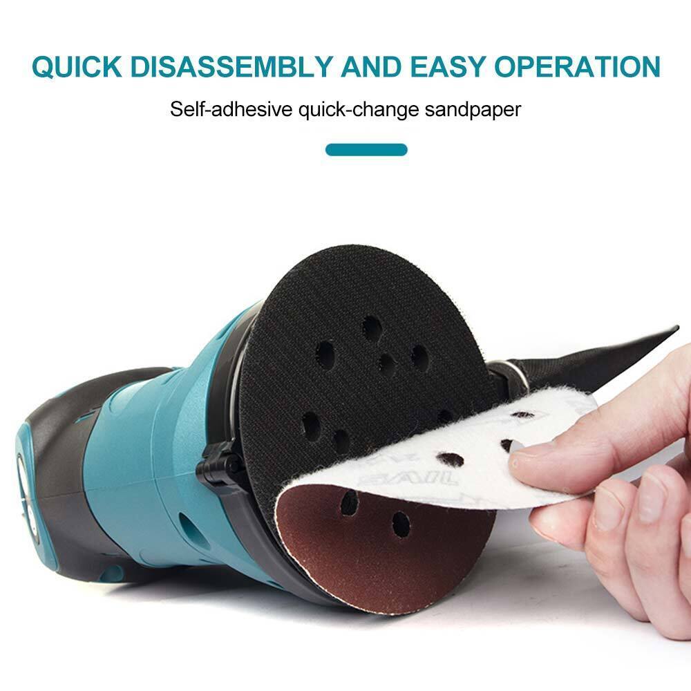 Electric Sander Wood Grinder Handheld Polishing Grinding – 3-Speed Adjustable for Versatile Use