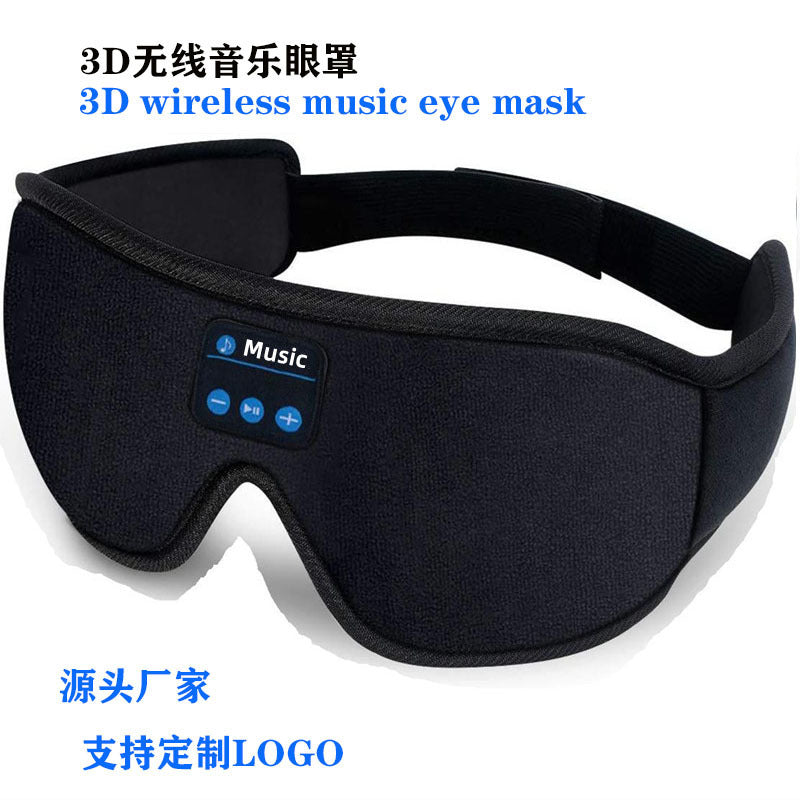 3D Bluetooth 5.0 Eye Mask – Wireless Music Sleep Mask with Stereo Sound & Memory Foam Comfort | Infinity Bazaar