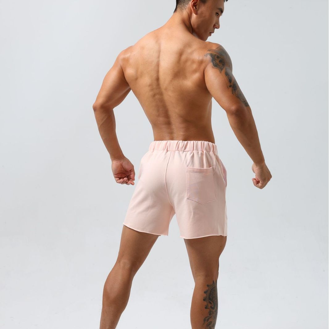 Solid Color Men's Summer Work-Out Casual Shorts