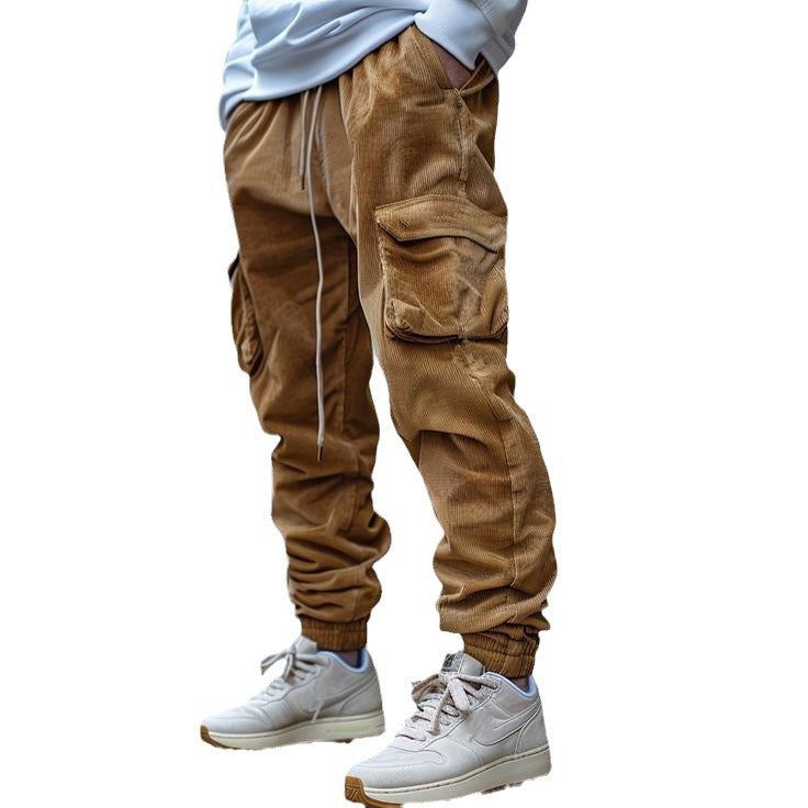 Loose Pockets Casual Pants