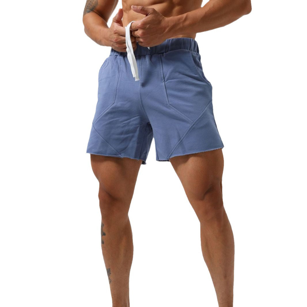 Solid Color Men's Summer Work-Out Casual Shorts