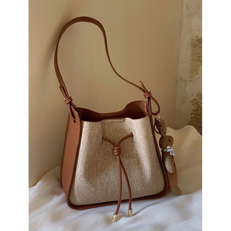 Women's Crossbody Bucket Tote Bag