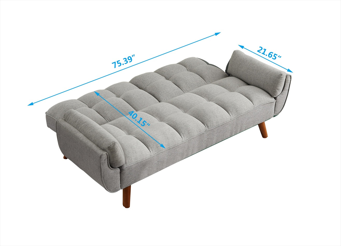 Comfy Gey Linen Sofa