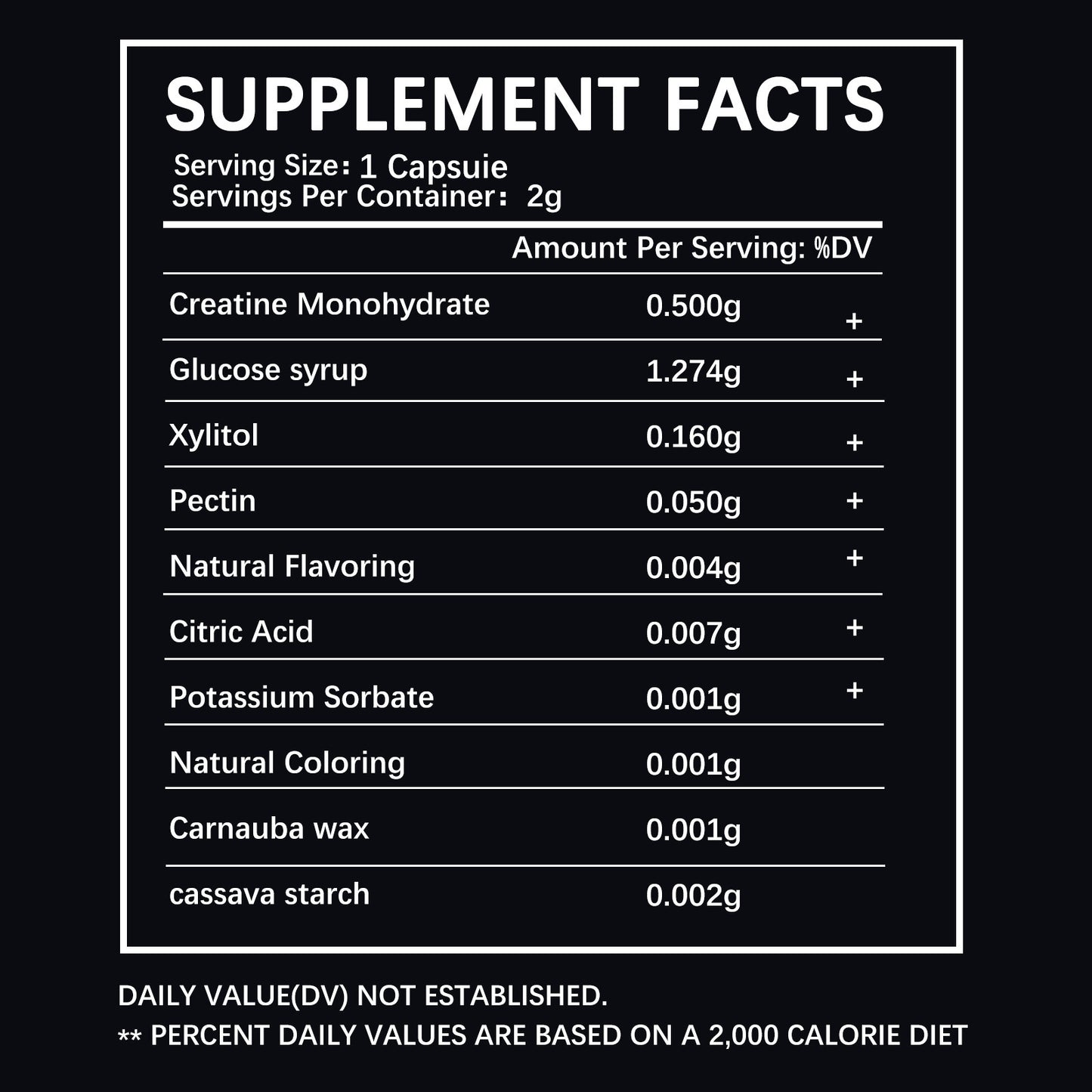 Esunm Creatine Jelly capsule