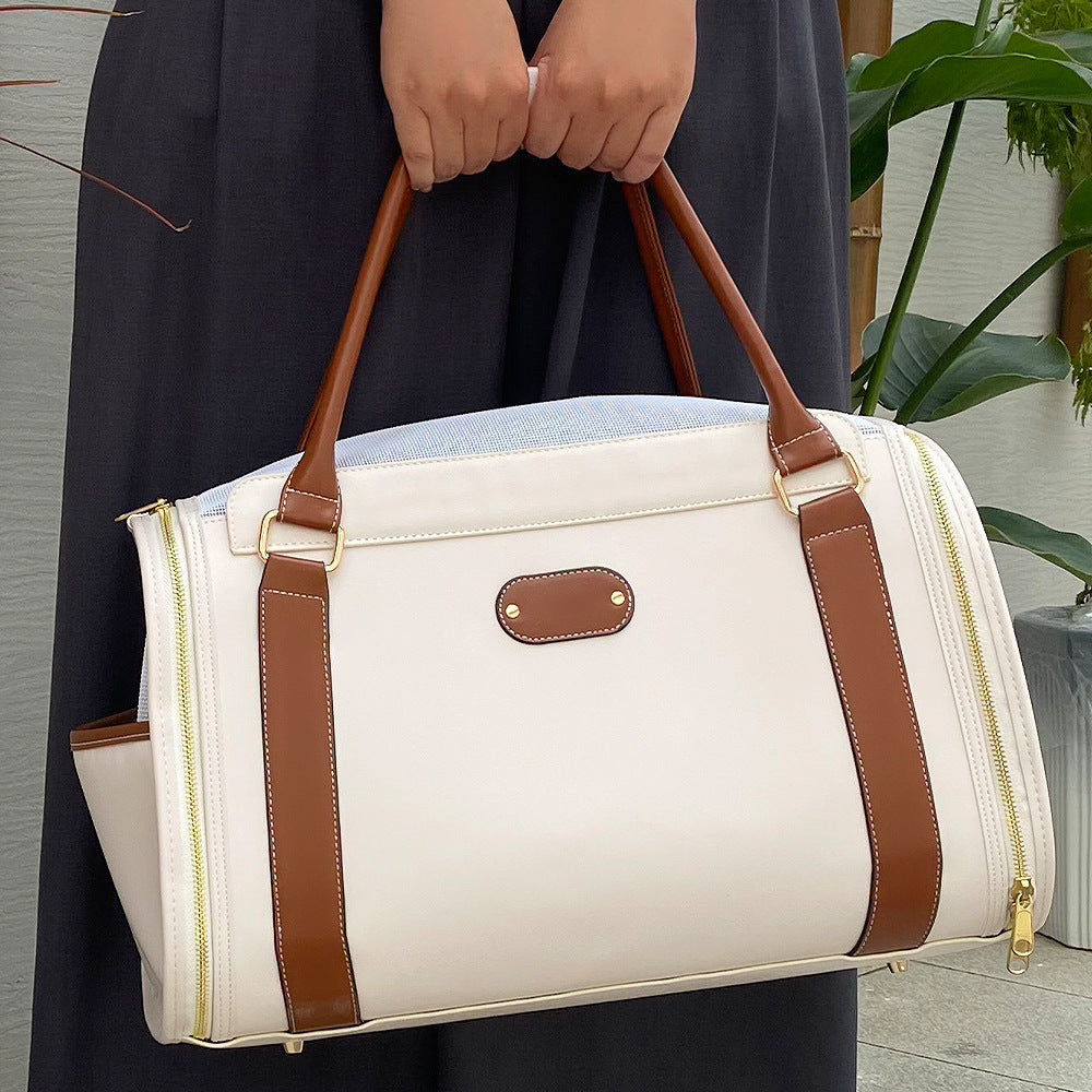Personalized Portable Dogskin Leather Bags