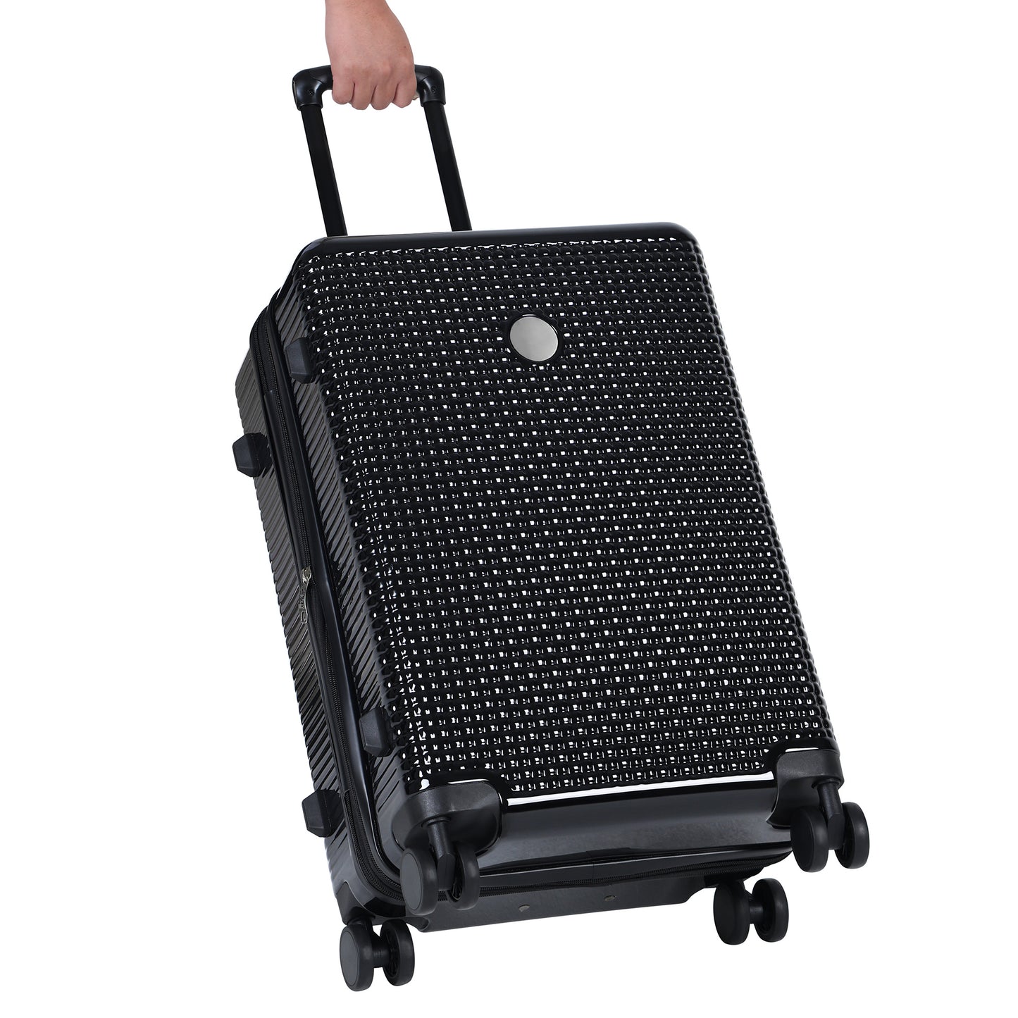 3-Piece Hard Shell Luggage Set – Lightweight Expandable ABS+PC Suitcases with TSA Lock, Carry-On & Checked Luggage (20”/24”/28”) | Infinity Bazaar