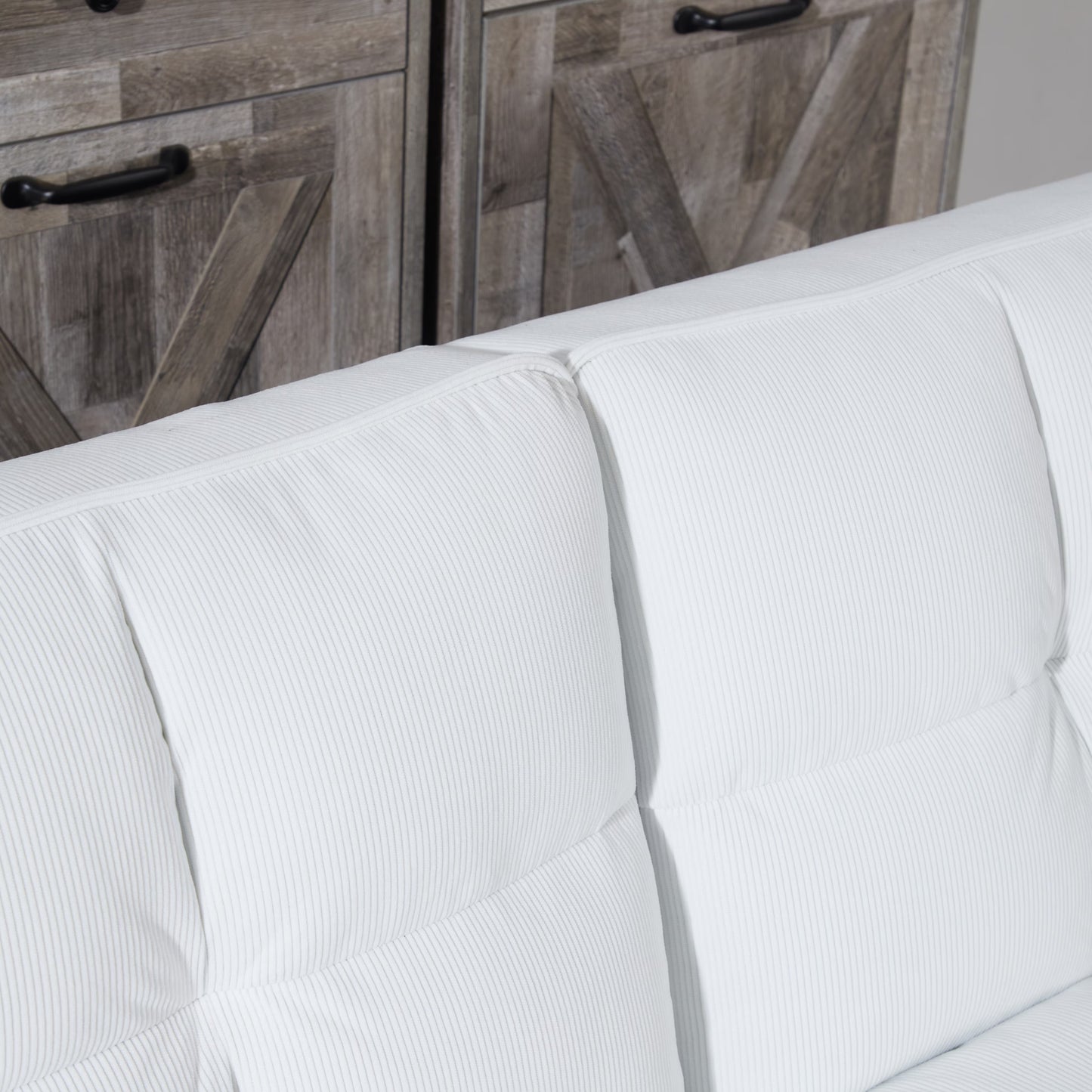 Corduroy Sofa & Sofa Bed-Whitewhite Icon