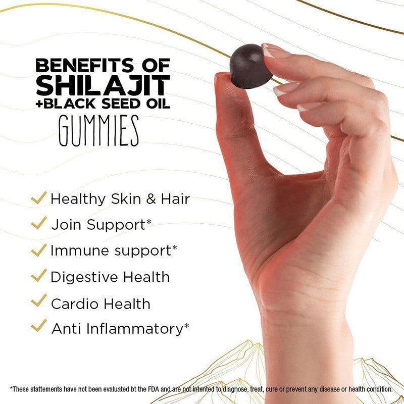 Shilajit & Blacked oil Gummies
