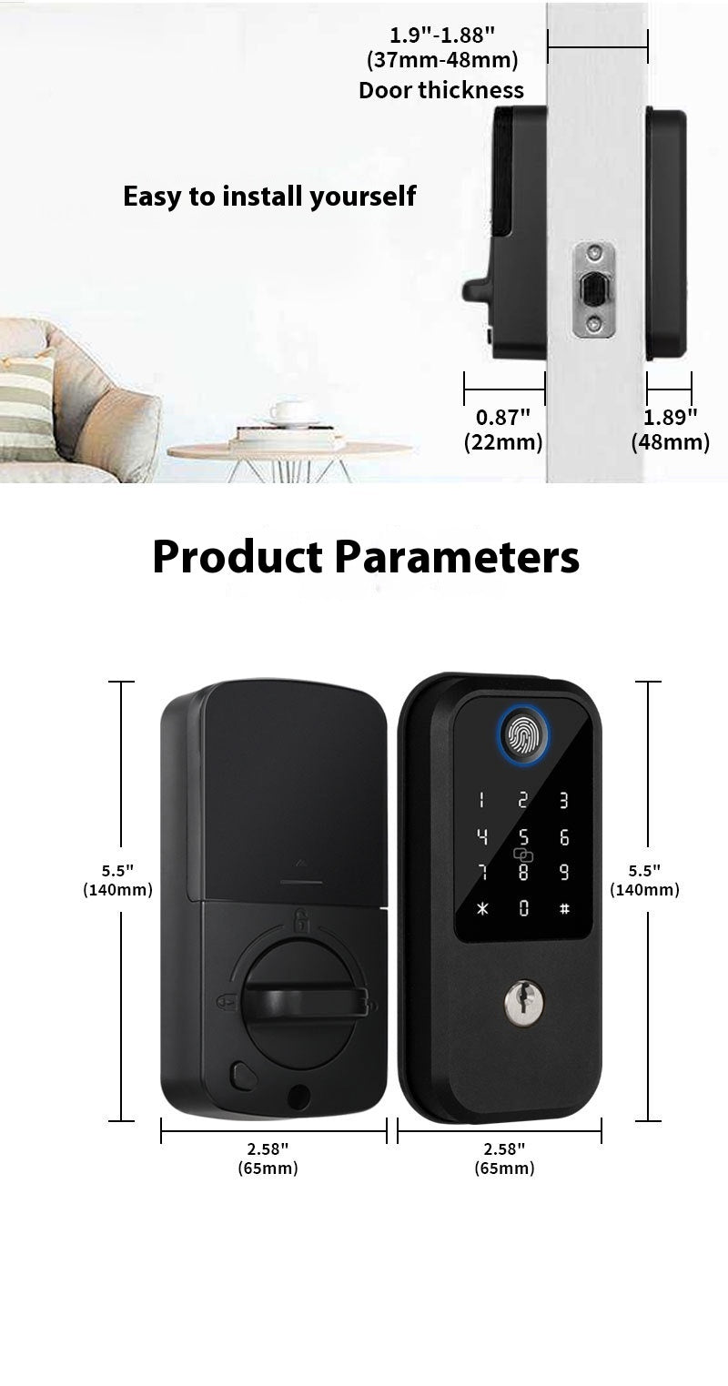 Smart Door Lock – Card & Electronic Password Entry System