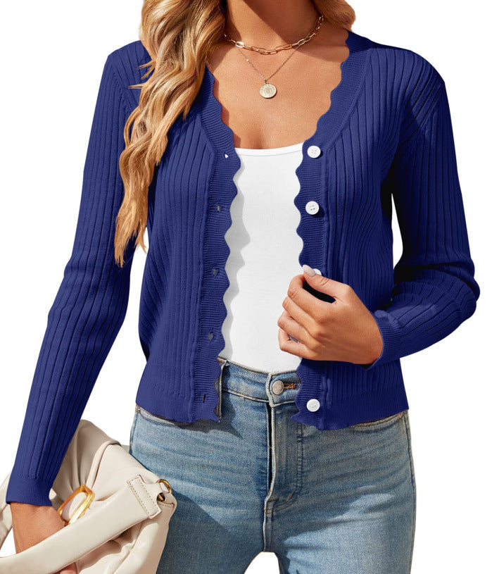 Autumn & Spring Women's Knitted Cardigan Top