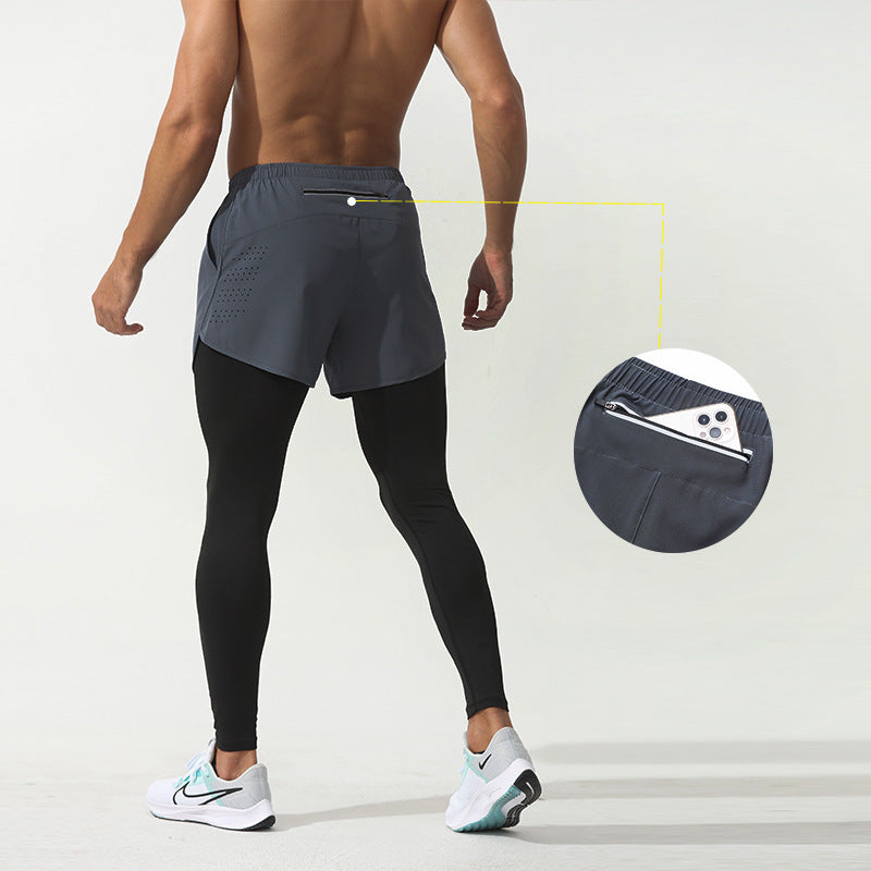 Men's Fitness Elastic Running Quick Drying Pants