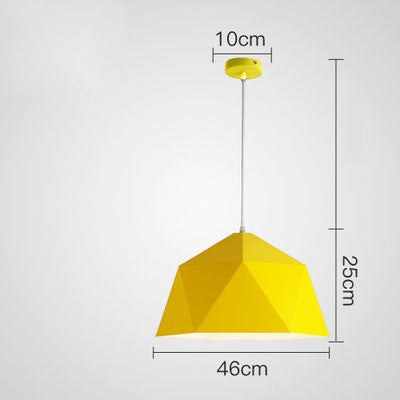 Colorful Geometric Creative Small Hanging Lamps – Add a Touch of Creativity to Your Space