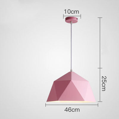 Colorful Geometric Creative Small Hanging Lamps – Add a Touch of Creativity to Your Space