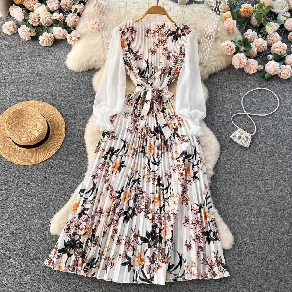 Women’s Ethnic Style Printed Dress – Multicolor Casual Fashion | Infinity Bazaar