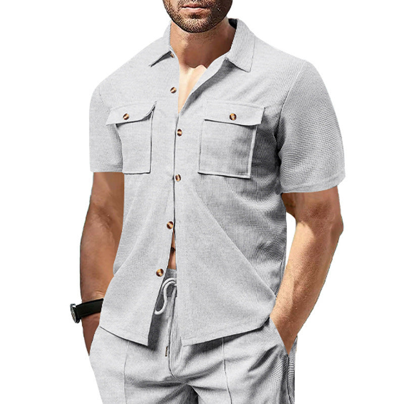 Men's Summer Leisure Cargo Shirt