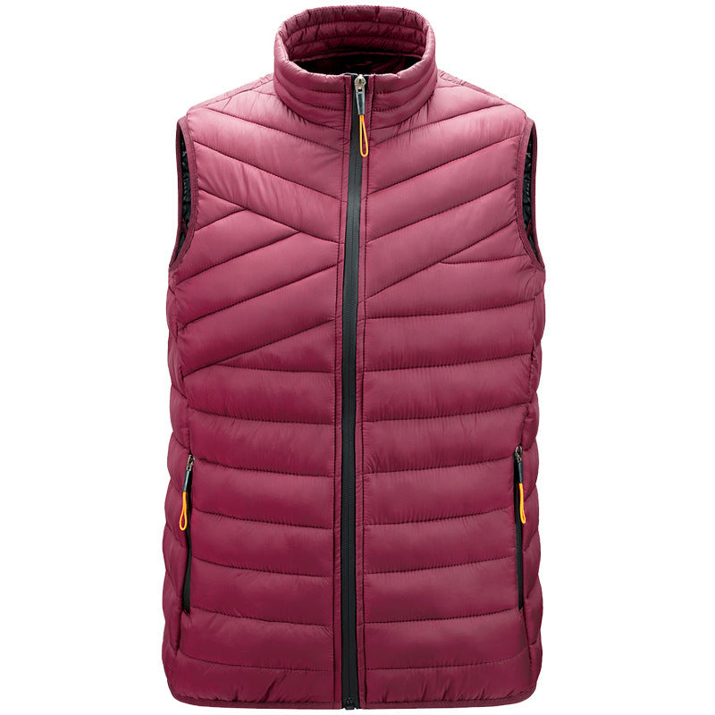 Men's Casual Fashion Solid Color Vest Jacket