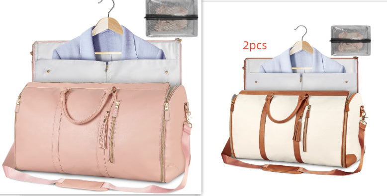Large Capacity Travel Carrying Duffle Suit Bag Keeps Clothes Waterproof