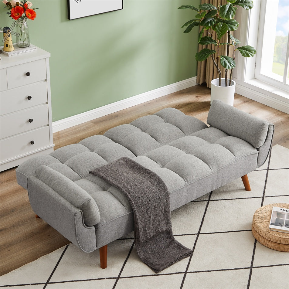 Comfy Gey Linen Sofa