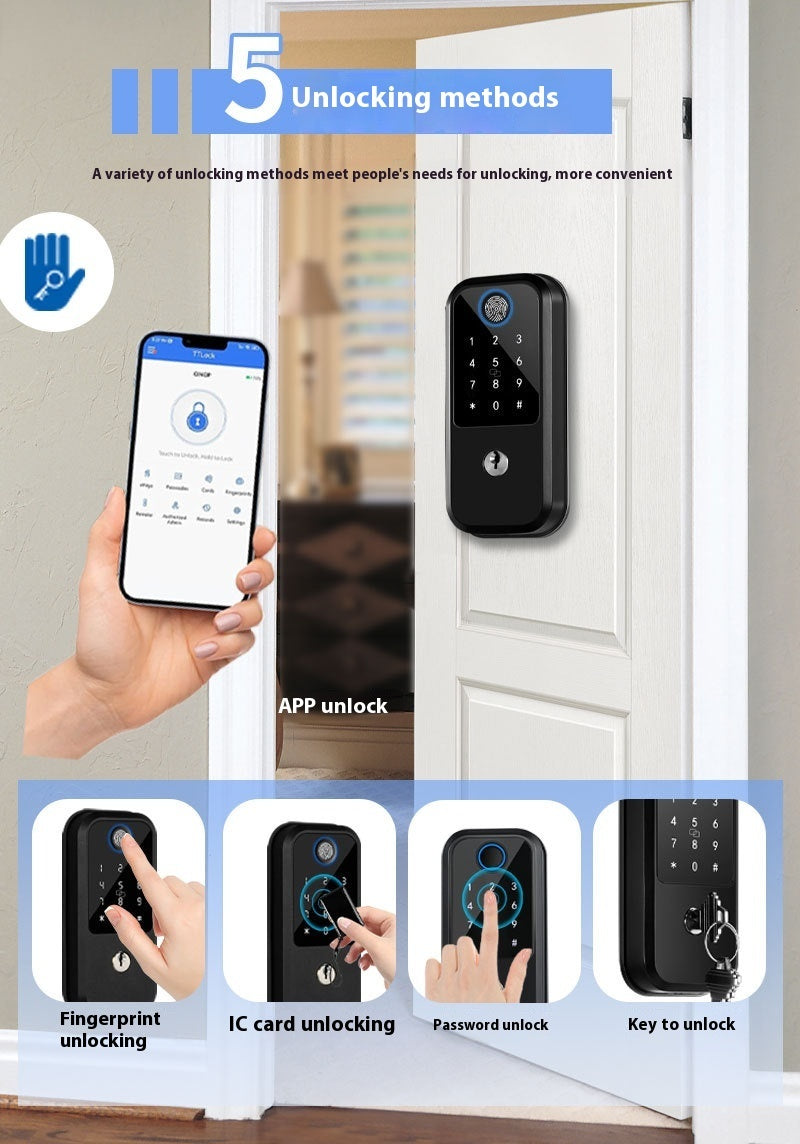 Smart Door Lock – Card & Electronic Password Entry System