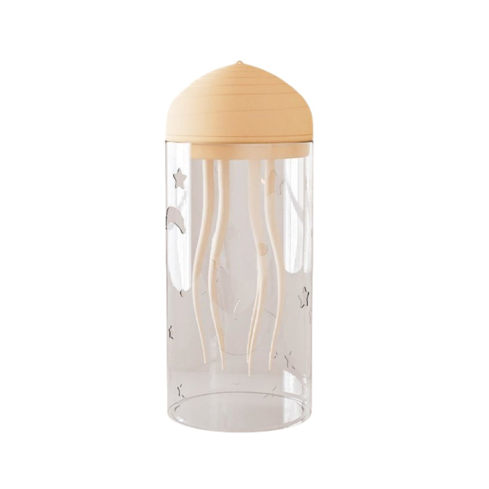3D Creative Floating Jellyfish Night Lamp – Voice-Controlled LED Ambience Light with Handle Stick Option | Infinity Bazaar