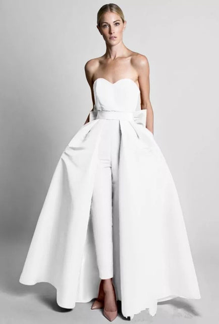 Women’s Elegant Evening Jumpsuit Dress – Solid Color Formal Wear | Infinity Bazaar