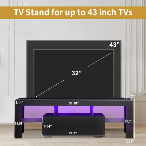 TV Bench With Storage Space