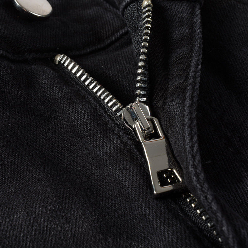 Men's High Street Embroidered Jeans