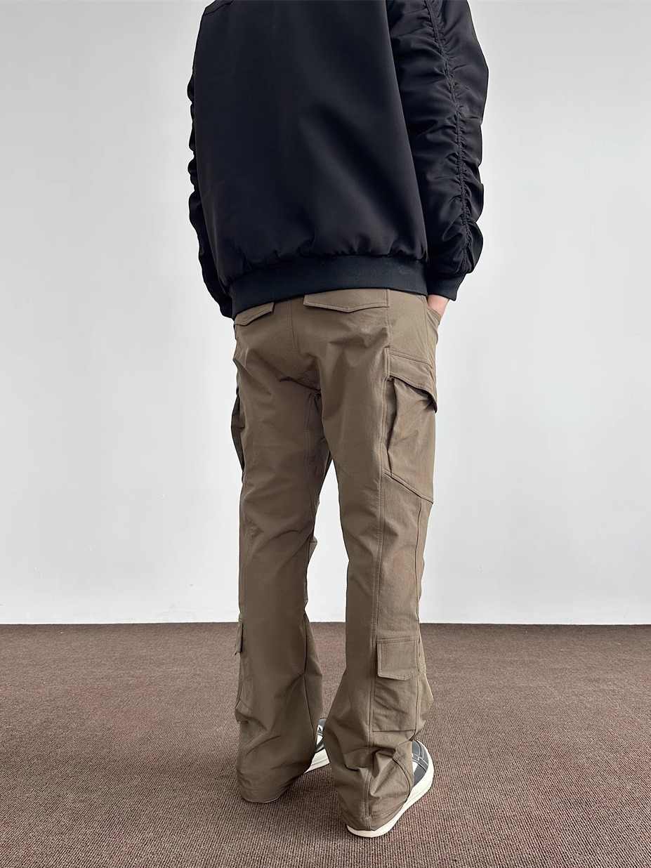 Multi-pocket Soft Shell Sports Drawstring Pants