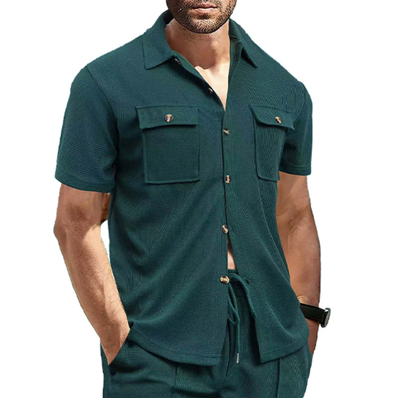 Men's Summer Leisure Cargo Shirt
