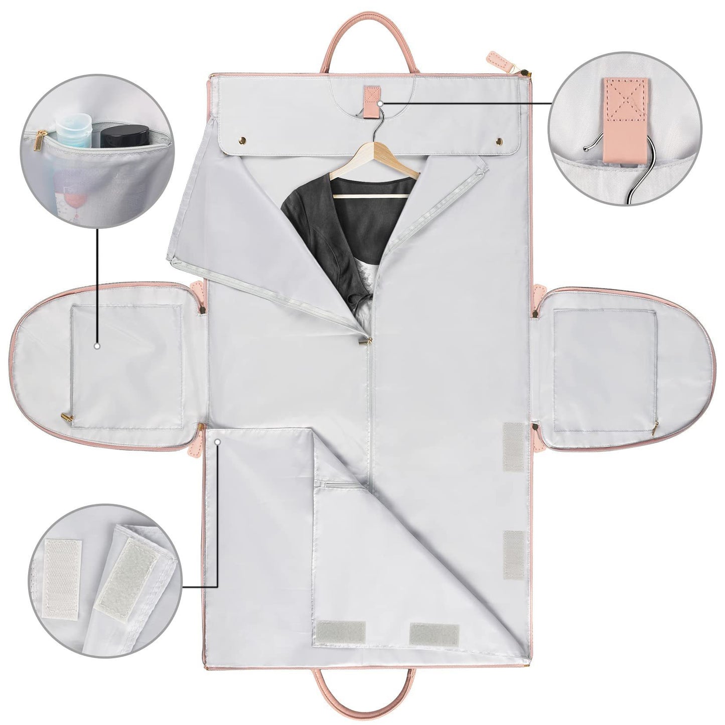 Large Capacity Travel Carrying Duffle Suit Bag Keeps Clothes Waterproof