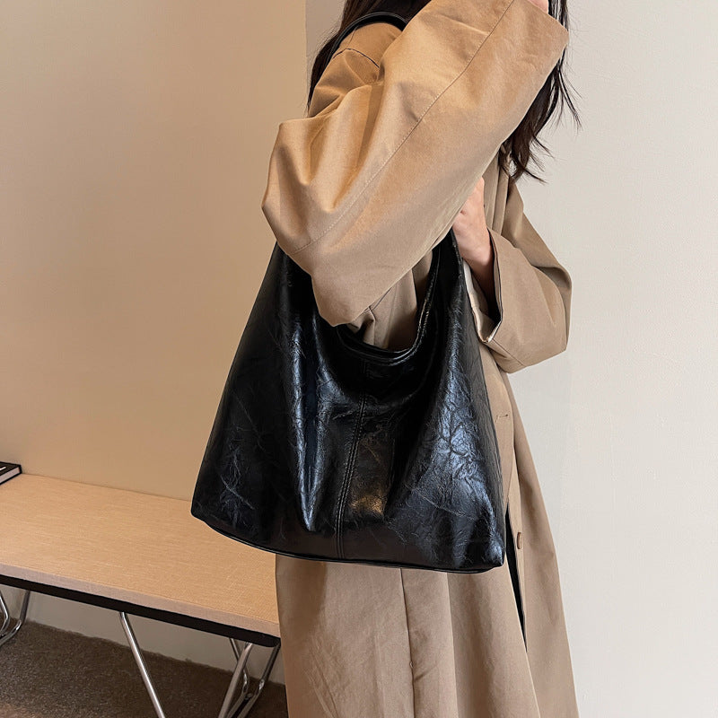 Women's 2pcs Composite Fashionable Tote Shoulder Bag With Clutch